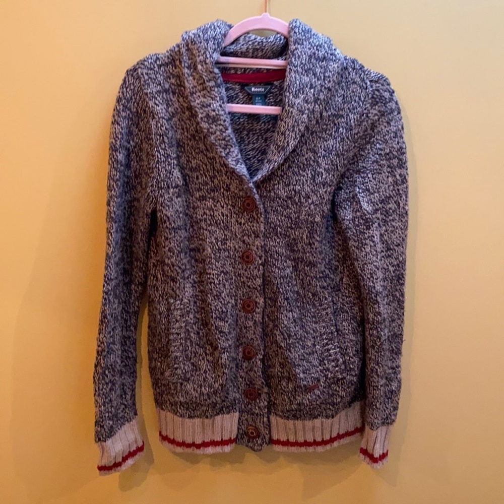 Roots Cabin Collection Button up Sweater